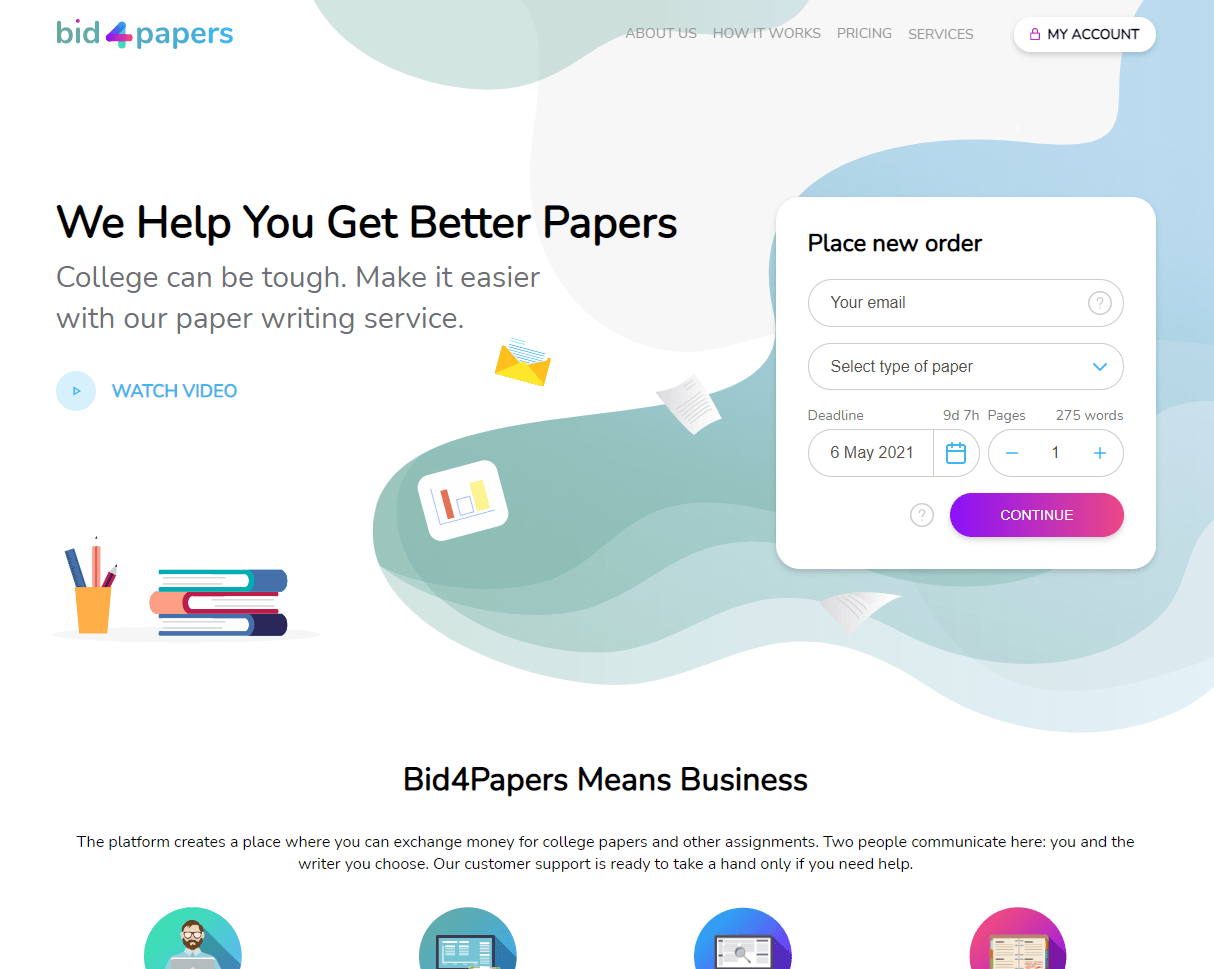 Bid4Papers.com logo